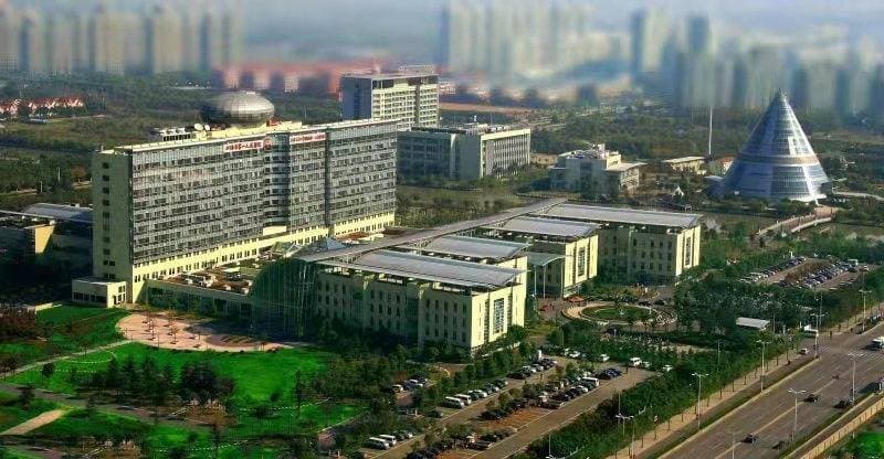 Aerial view of Shanghai General Hospital Songjiang Campus