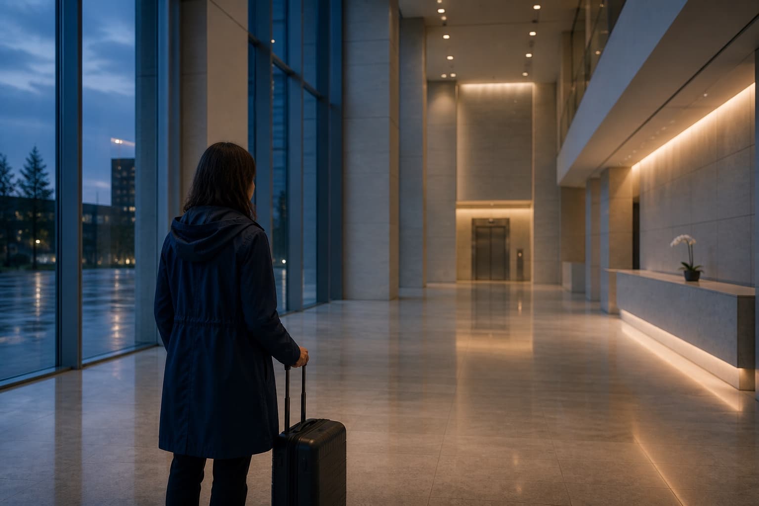 Illustrative hospital arrival scene during planned care in China
